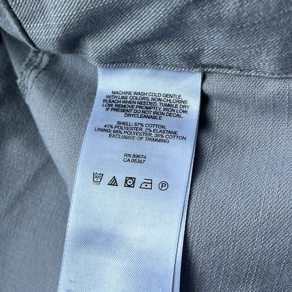 Mountain Hardwear Gray Cropped Pants Capri Pockets Size 4 - Picture 6 of 11